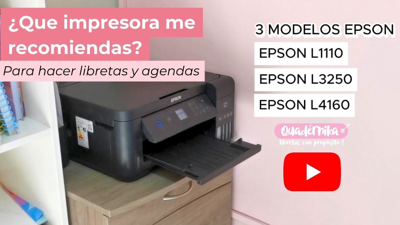 QUE IMPRESORA USAR PARA LIBRETAS Y AGENDAS PERSONALIZADAS?