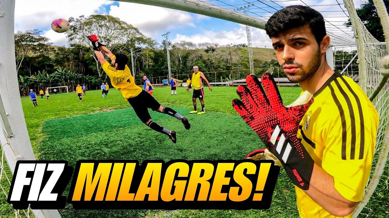 TESTEI A LUVA DA SHOPEE E FECHEI O GOL!