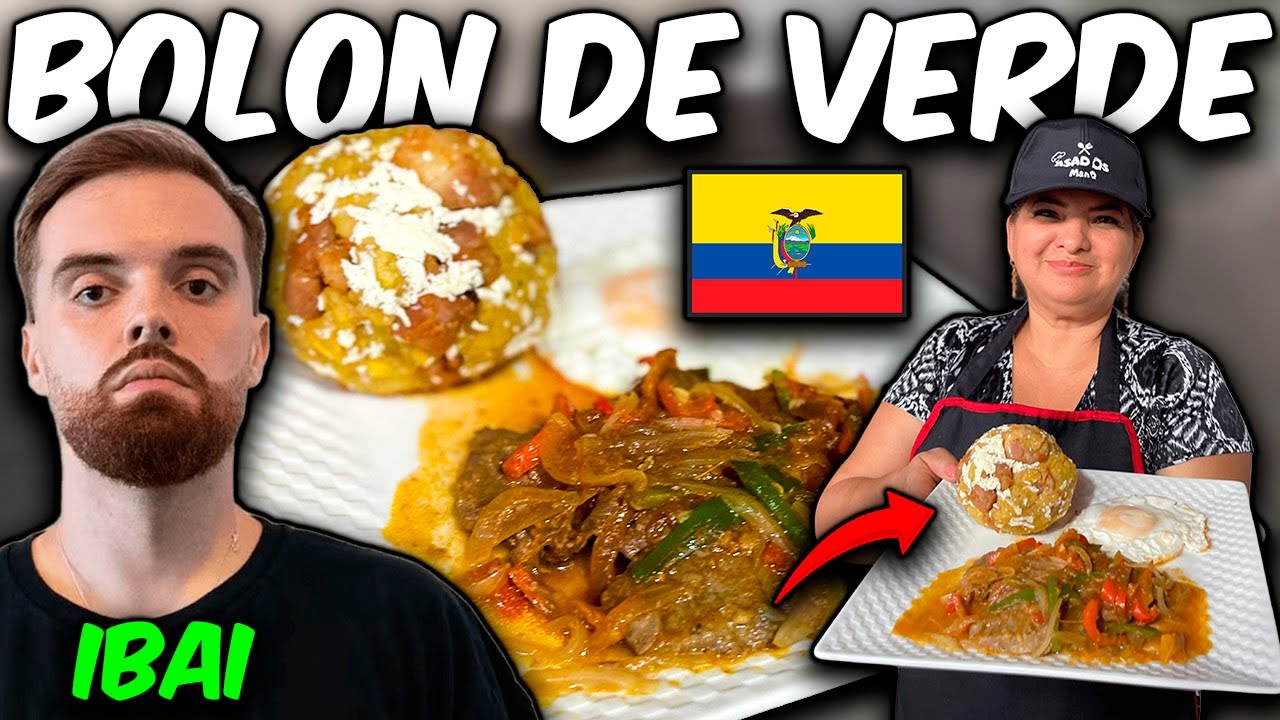 ESTE ES EL VERDADERO BOLON ECUATORIANO  (ASADOS MANQ) CON GLADYS ALCIVAR