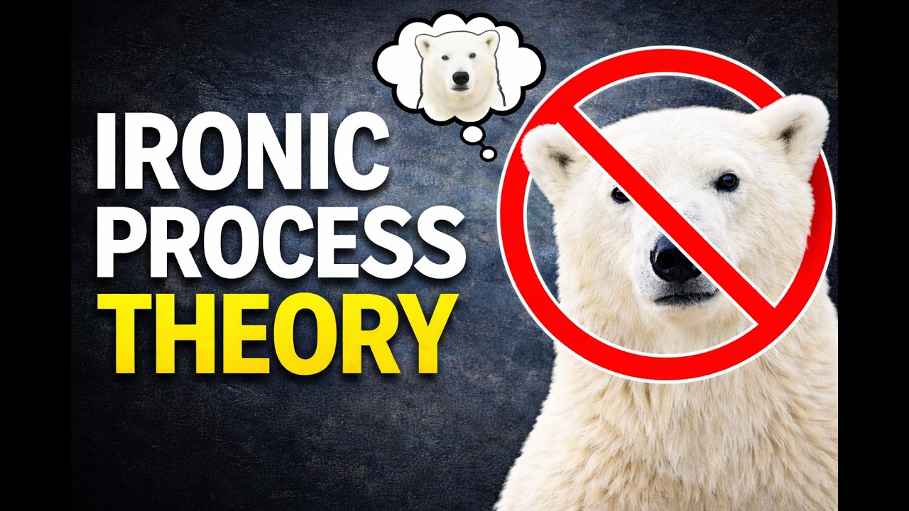 Ironic Processing Theory--Why trying not to choke leads to choking