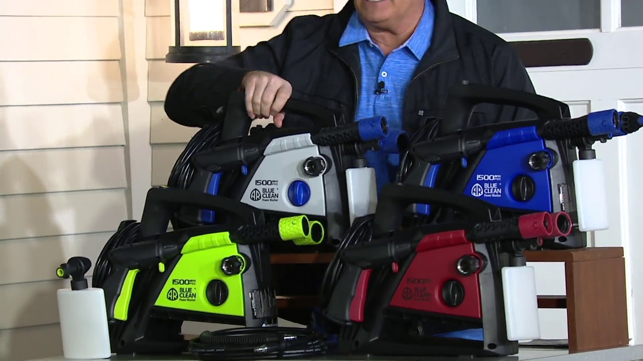 Blue Clean 1500 PSI Pressure Washer with Quick Connect Wand on QVC