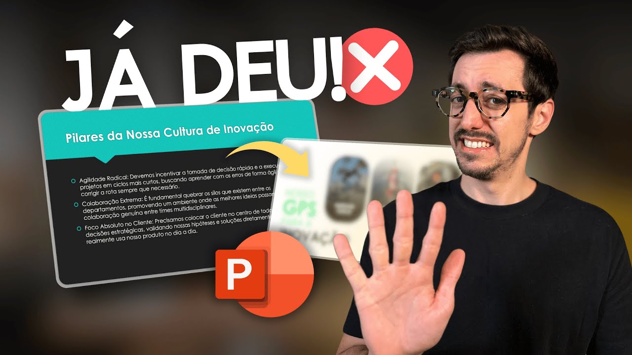 3 formas de largar o TEMPLATE PADRÃO com BULLET POINTS no PowerPoint