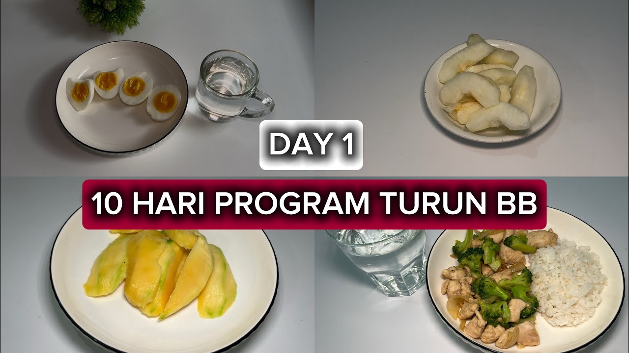 LANGSING SEBELUM LEBARAN | 10 Hari Challenge Penurunan Berat Badan | Defisit Kalori Diet