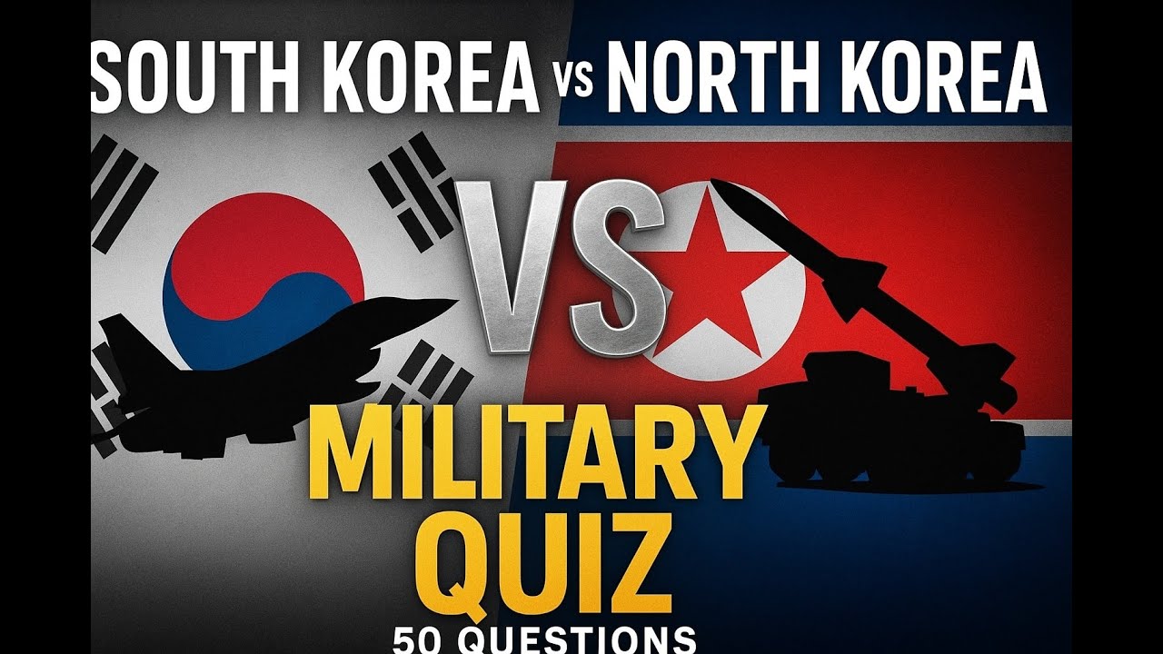 Who is Stronger? SK vs NK — Real Military Facts Quiz