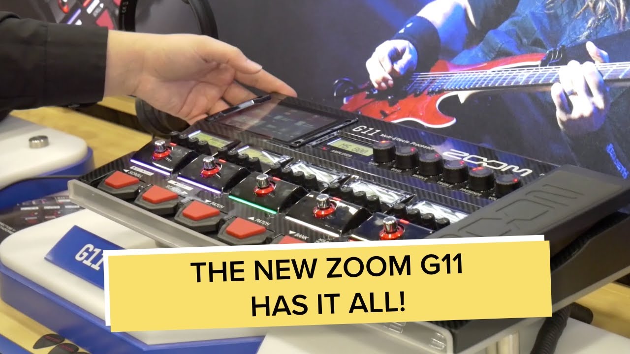 NAMM 2020: Zoom G11 multi-effect overview