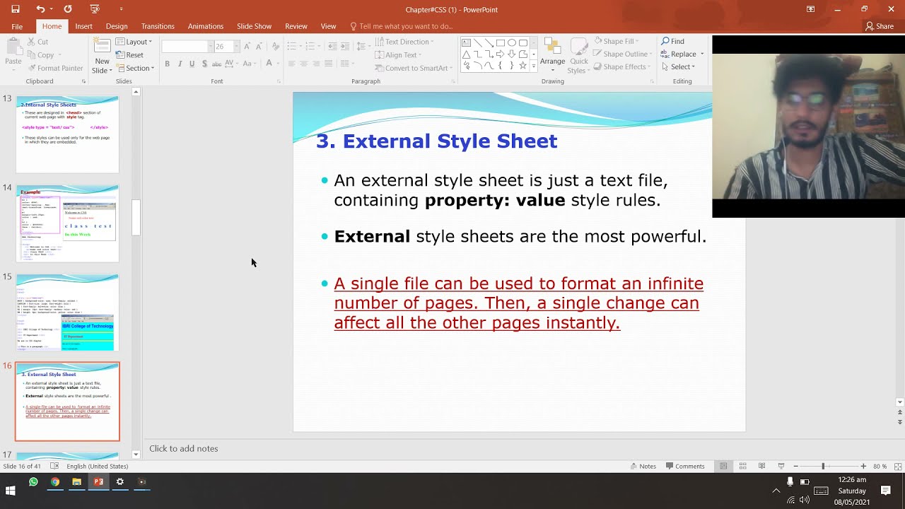 Internal Css Example Explanation