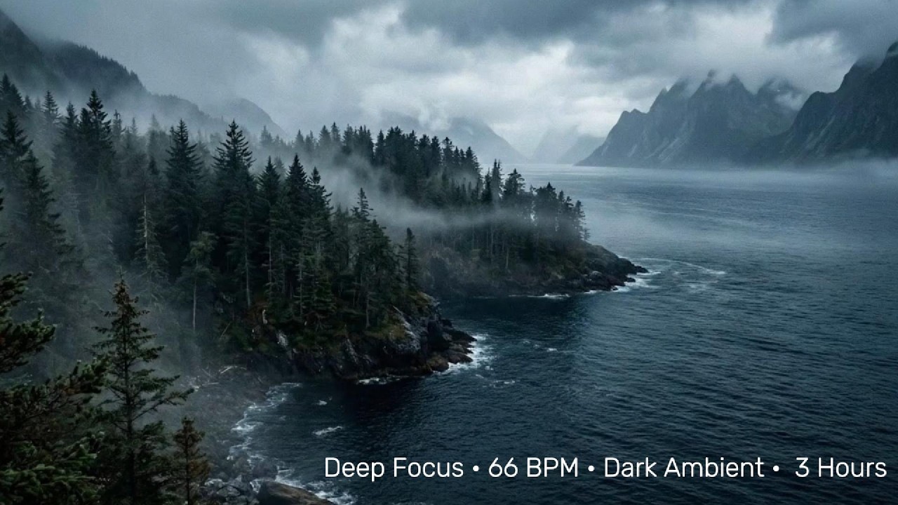 Calm Focus Music | Work & Study | Deep Sea & Nordic Forest |  | Deep & Cinematic Sub-Bass  3 Hours