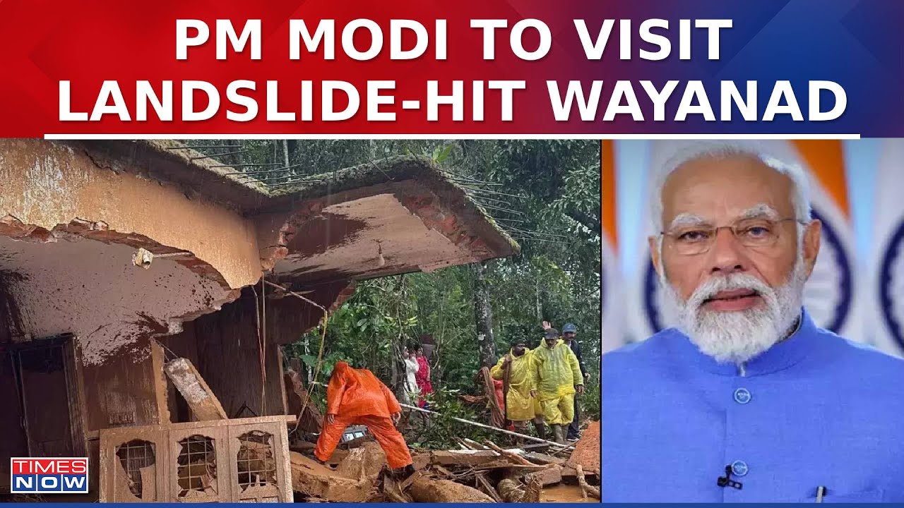 PM Modi To Visit Landslide-Hit Wayanad Today For Relief Efforts And Aerial Survey | English News