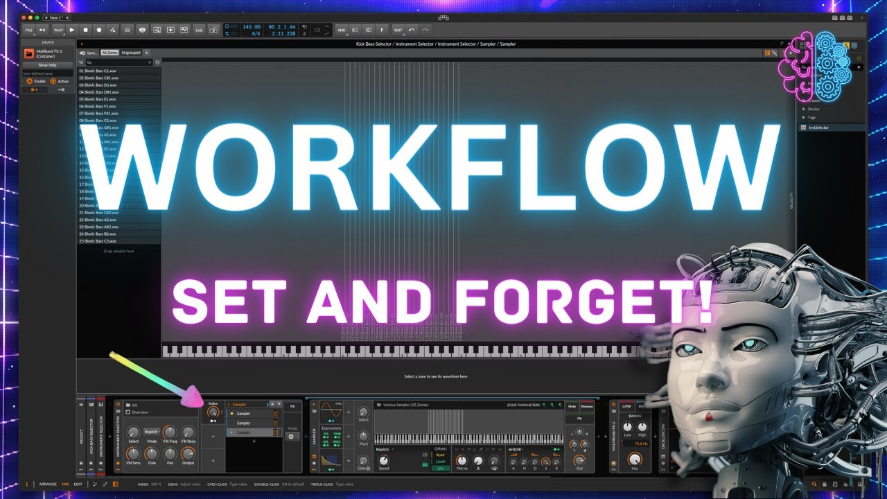 This is how I get my tracks started quickly! Change elements on the fly at the turn of a knob🎚️!