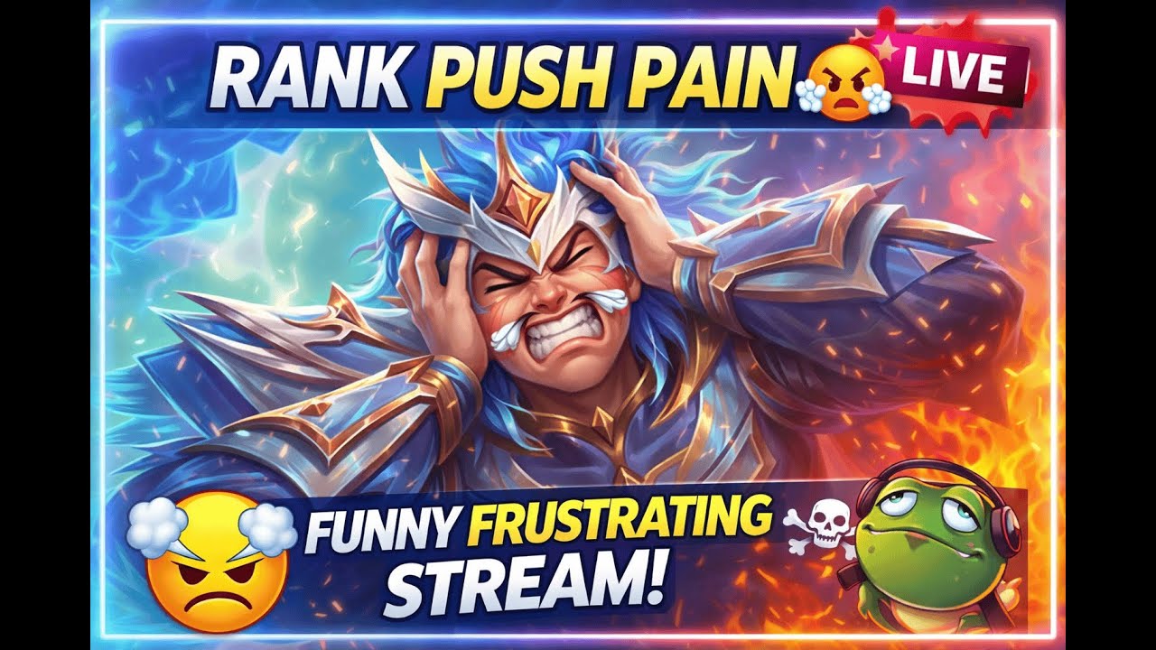 “KYA AAJ RANK BADEGA YA TILT? 😤😂 | Funny Rank Push | MLBB Live”