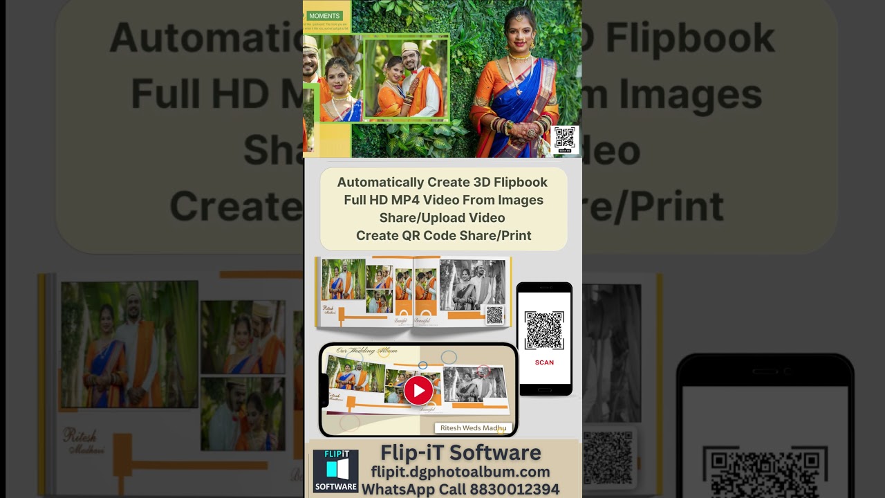 #flipbook #3dflipbook #flipit #ealbum #album Create album flipbook video generate QR Barcode