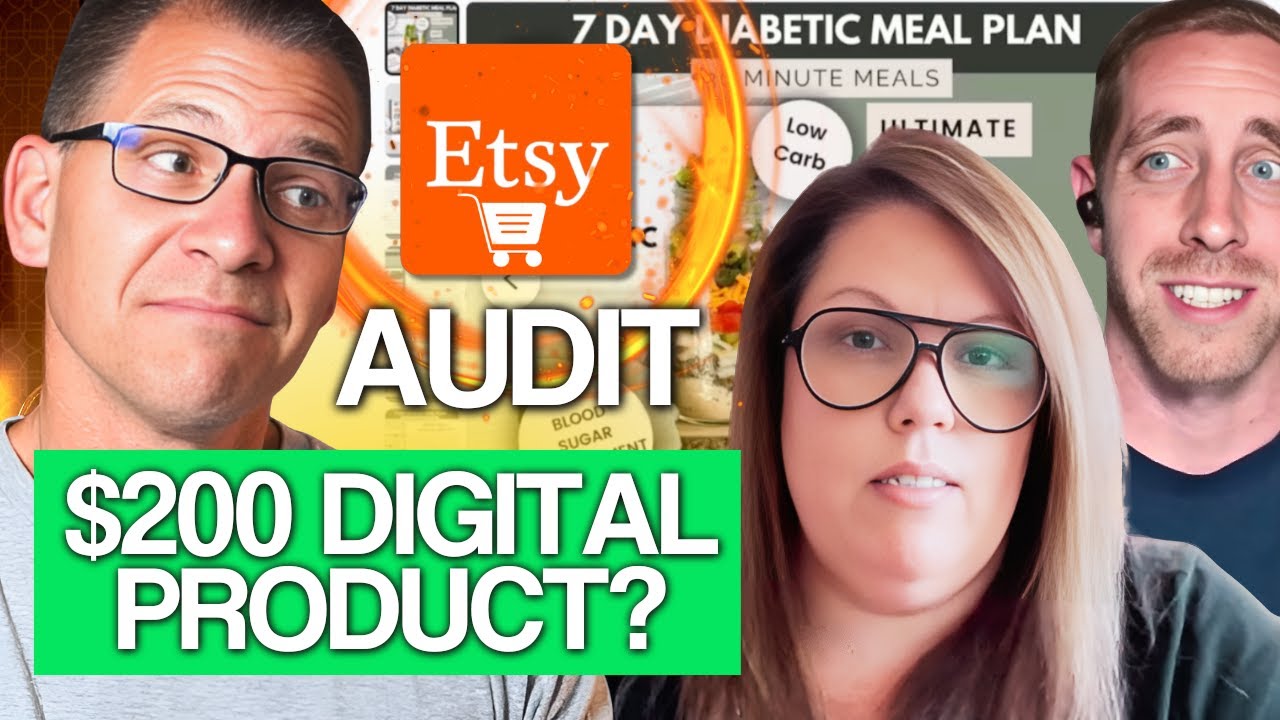 Turning Her CHEAP DIGITAL PRODUCTS Into $200 ORDERS | Etsy Shop Audits
