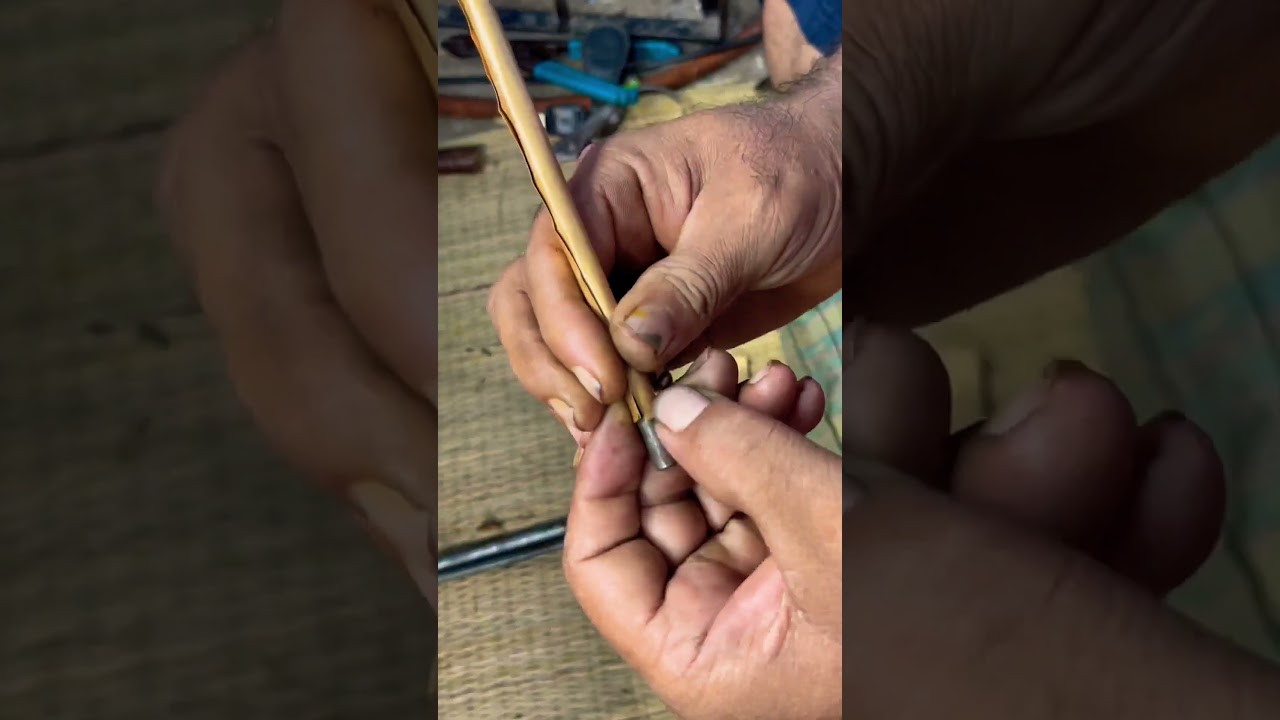 Gold Bala Design Making || Sonar Bala || Gold Bangles Design ❤️❤️🤩🤩 #shorts  #goldbangles