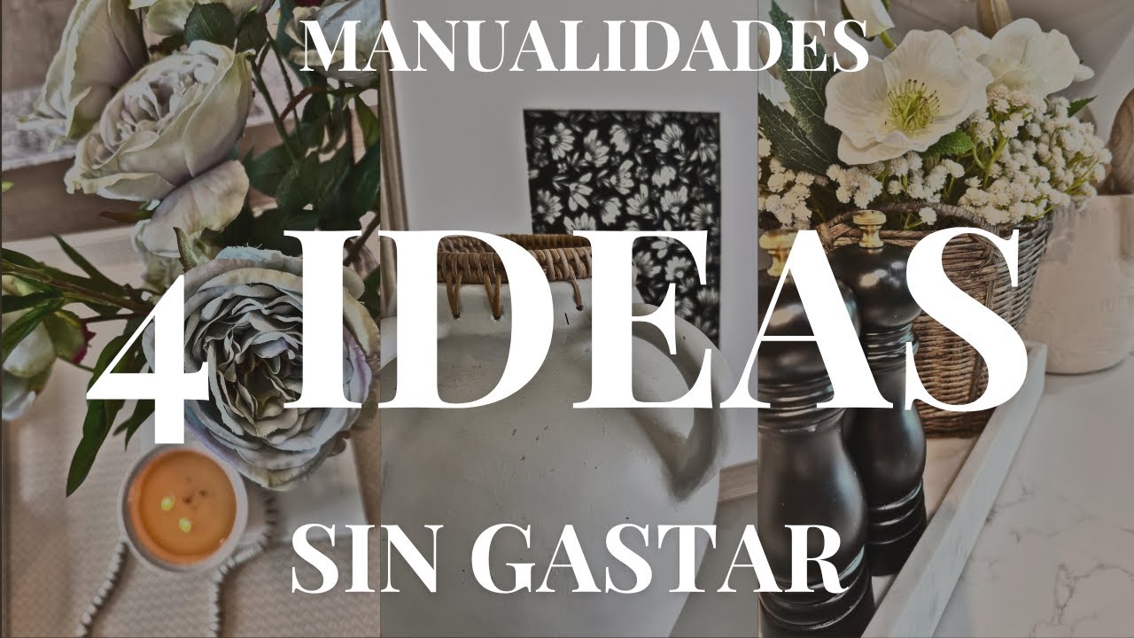 NUEVAS DECORACI&Oacute;N DIY | MANUALIDADES QUE HACER EN VERANO | COMO DECORAR SIN GASTAR | DECO DIY