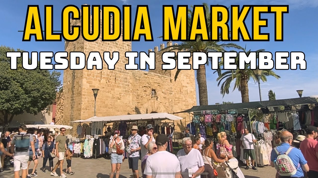 ALCUDIA Market day!! WOW  September 2024