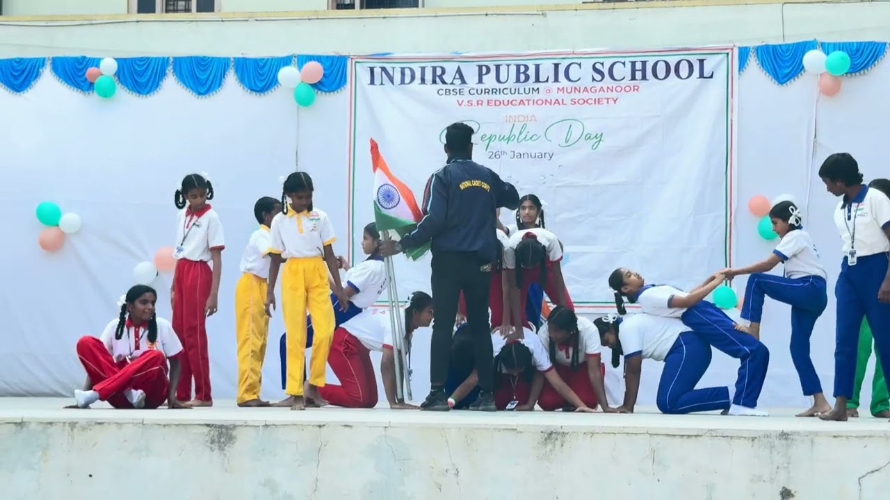 Pyramid Formation by Girls | Republic Day Special Performance | IPS School 2026 🏵️🇮🇳 | Part 01