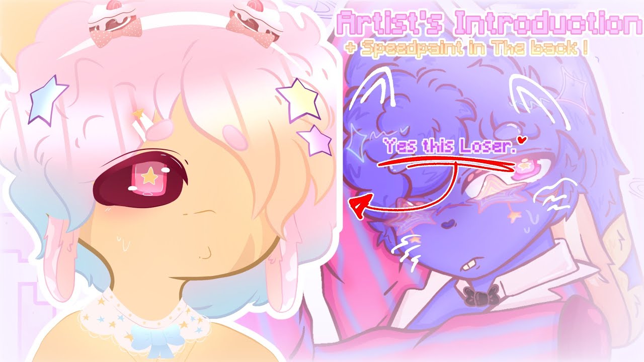 Artist's Introduction 🌟 !! ( + SpeedPaint in the Background )