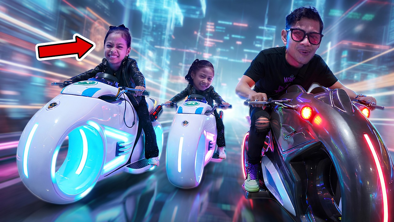 ALUNA DAN AMANDA BALAPAN MOTOR VIRTUAL!! SIAPA YANG MENANG DAPAT HADIAH!!