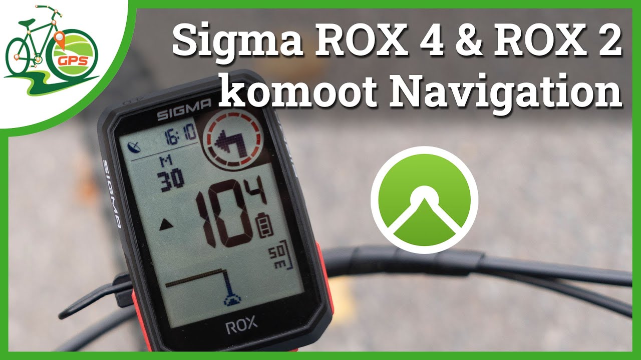 Sigma ROX 4 & ROX 2 jetzt mit komoot Navigation 🏁 Track Navi und Abbiegehinweise ↱ Search & Go 🚴
