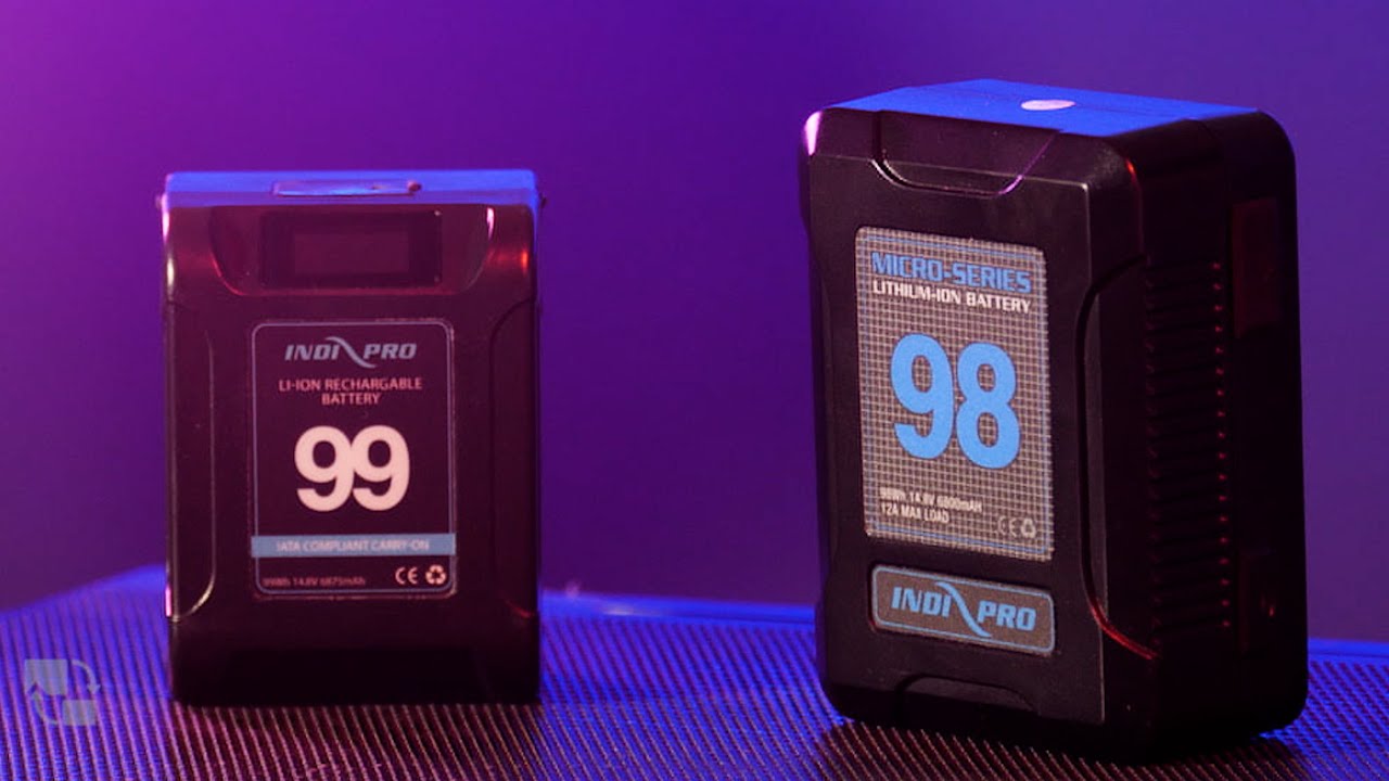 IndiPro Tools Micro-Series vs Alpha-Series V-Mount Battery Review