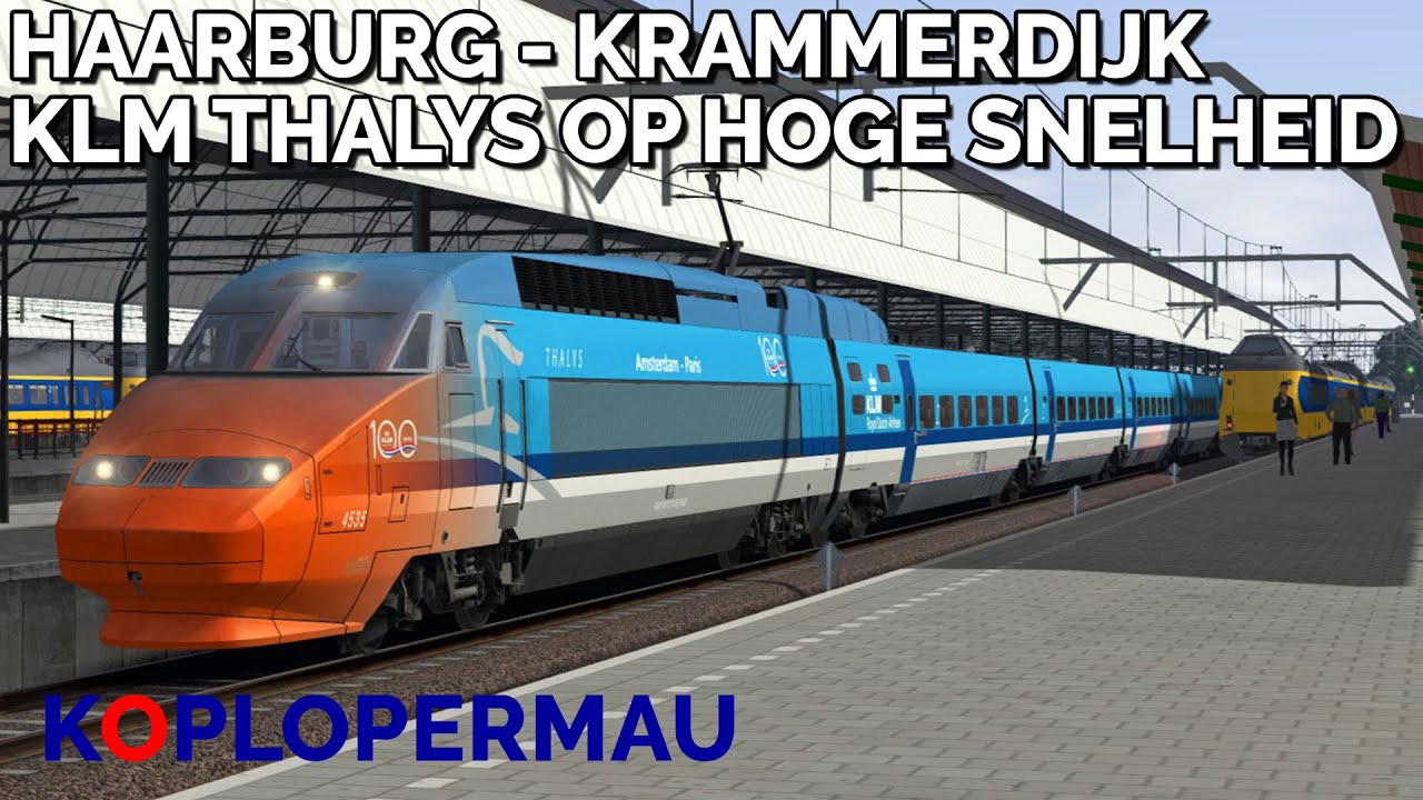 Train Simulator 2022: Met Thalys van Haarburg Centraal naar Krammerdijk Centraal als HSL-trein!