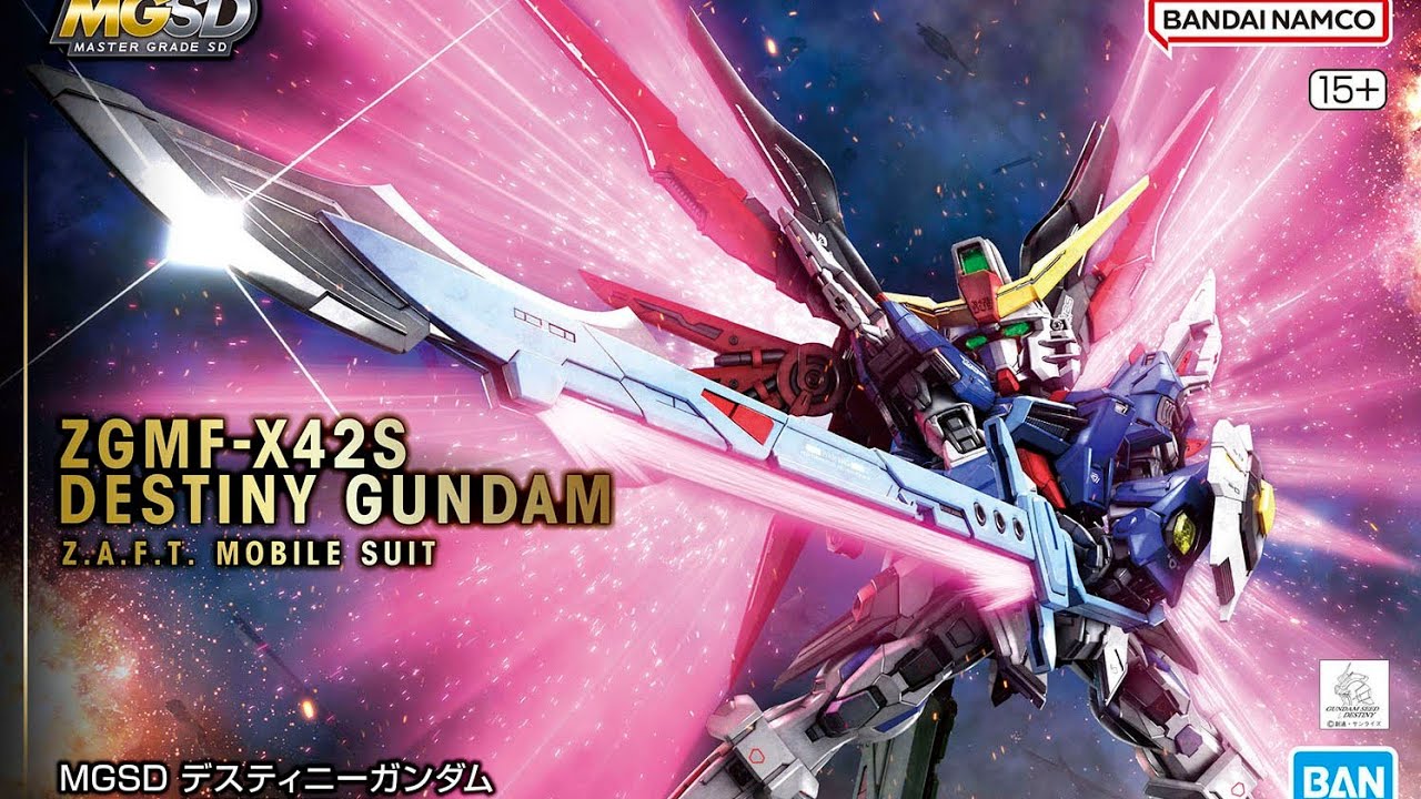 【ガンプラ配信】初めてのMGSD 作ります　MGSDデスティニーをゆっくりと雑談しながら作る　その5