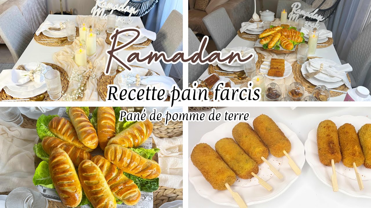 ✨Recette pain farcis et pané de pomme de terre au fromage
