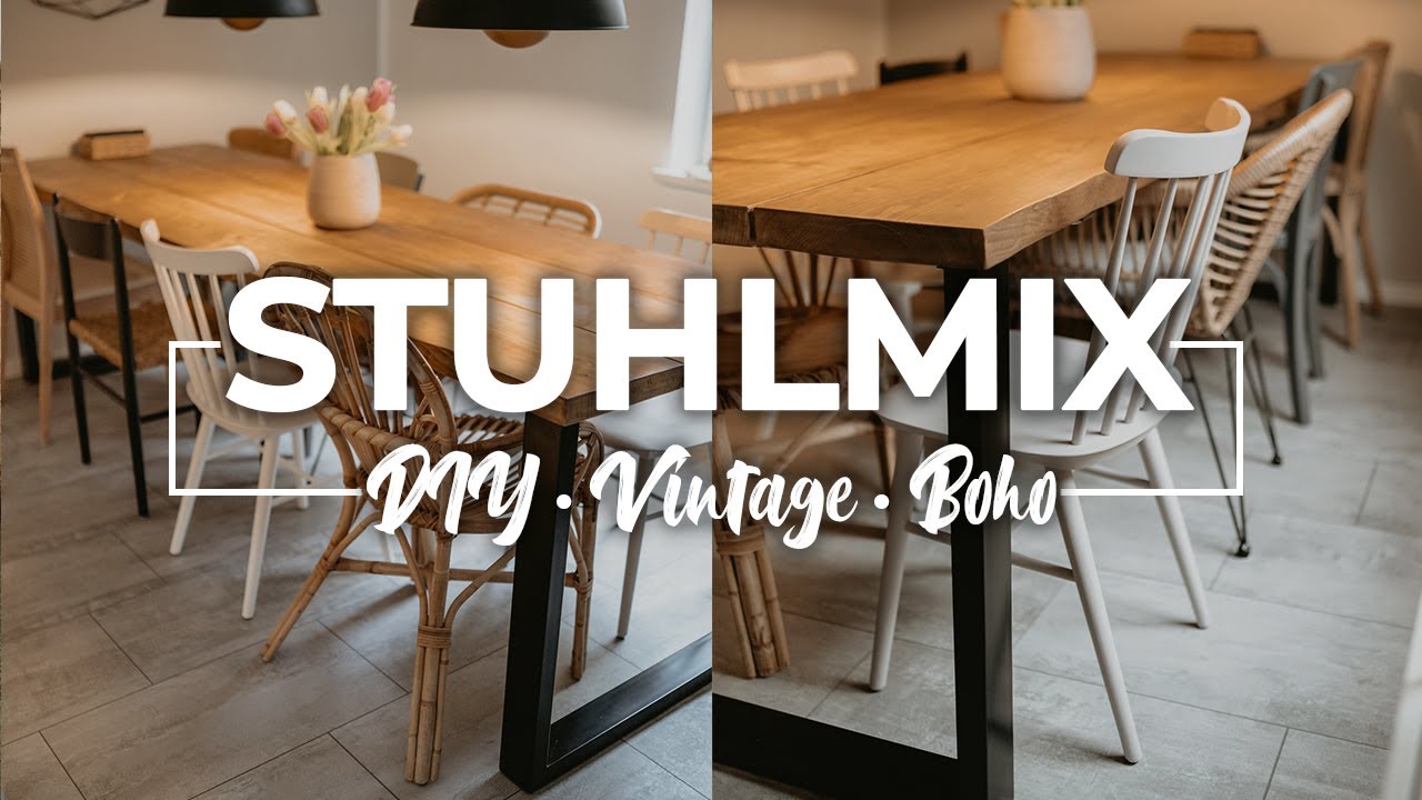 DIY STUHLMIX | MAKEOVER | HOME INSPIRATION | VINTAGE BOHO MÖBEL