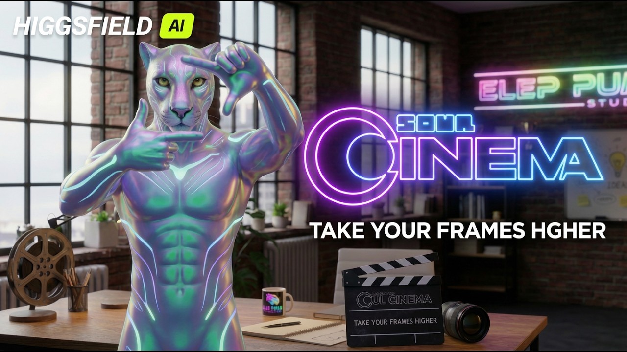 Soul Cinema in Higgsfield &mdash; Full Tutorial for Cinematic AI Images & Video (Soul 2.0 Guide)