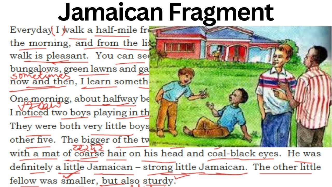 Jamaican Fragment - Story | English Story | Hindi Translation | Vocabulary | Grammar। Moral Story