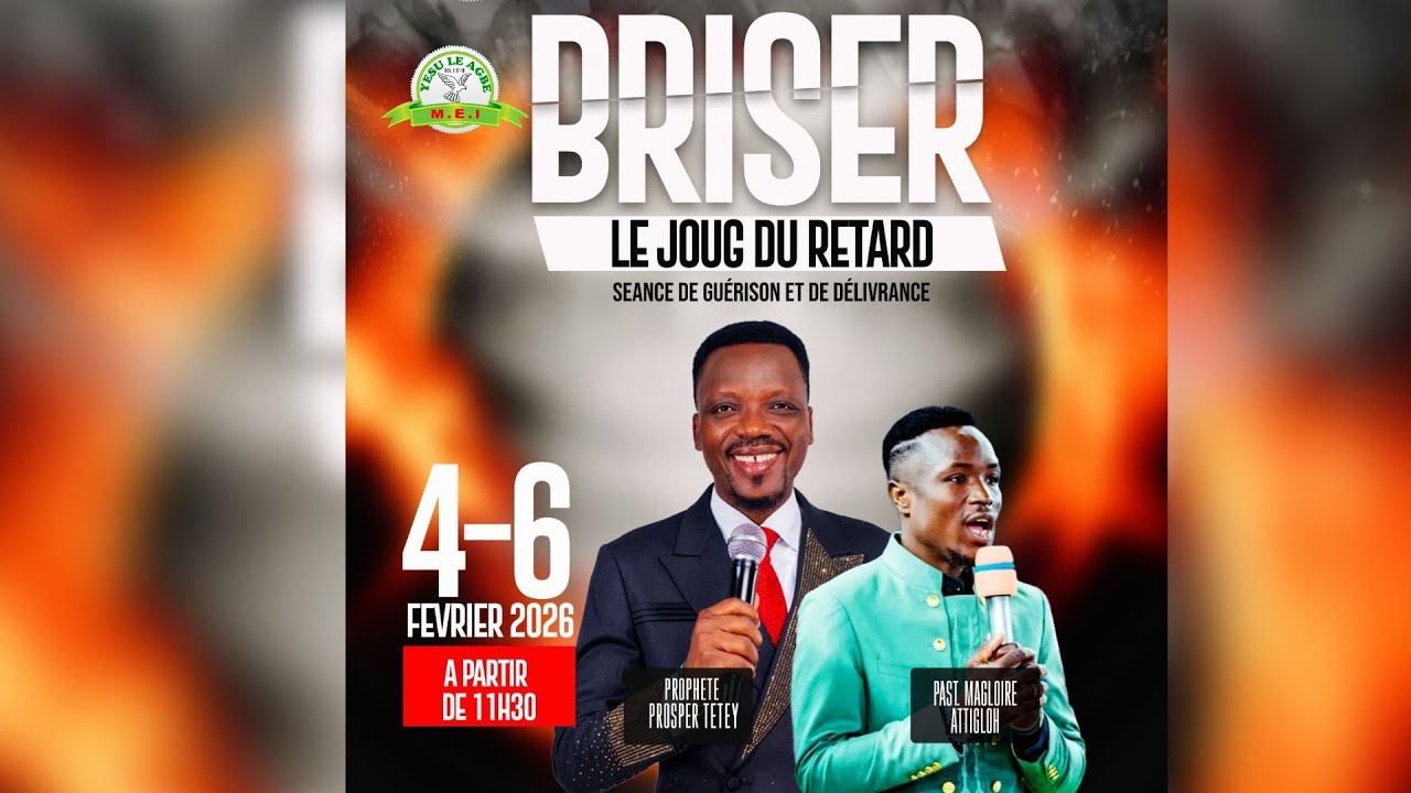 BRISER LE JOUG DU RETARD - 3 Jours d'ARMEE DE MIDI || Pst Magloire ATTIGLOH