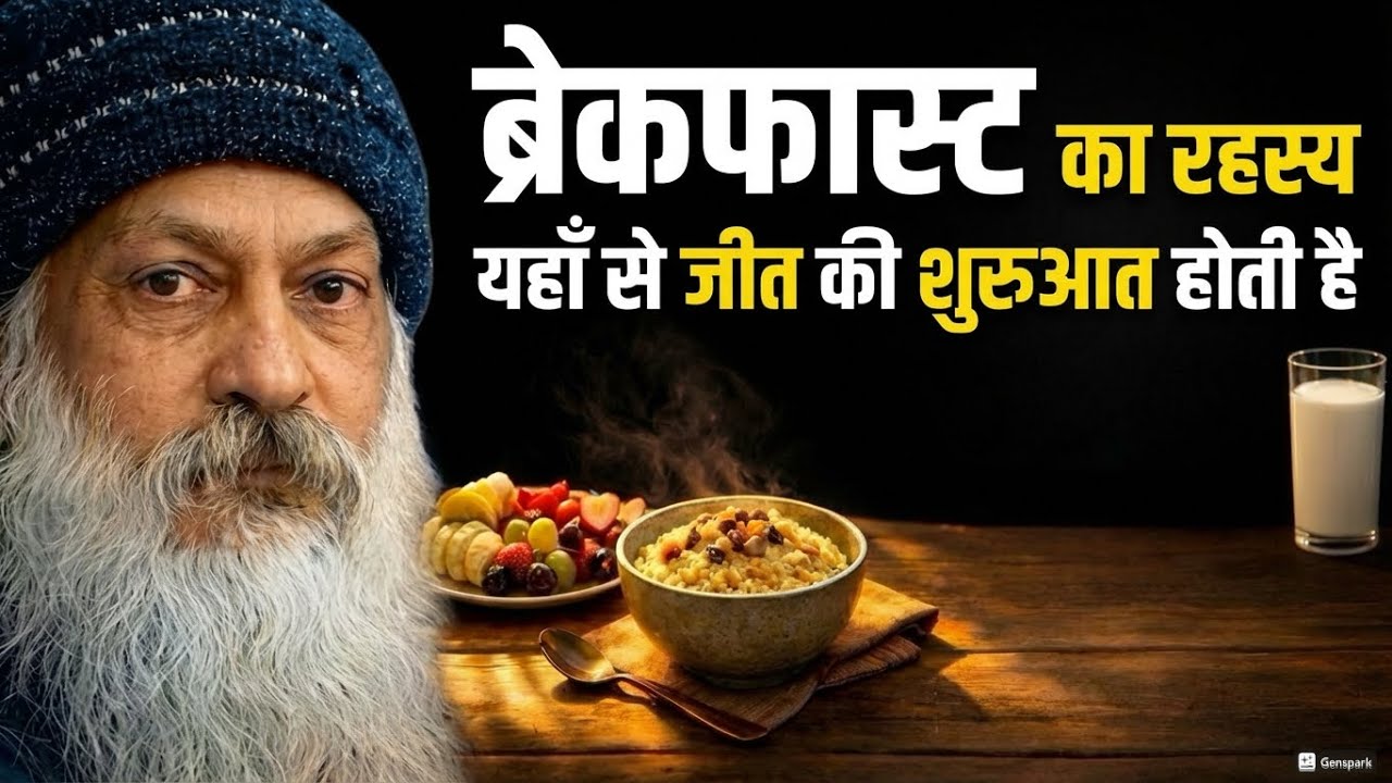 नाश्ते का रहस्य | यहीं से जीत की शुरुआत होती है | Osho hindi speech
