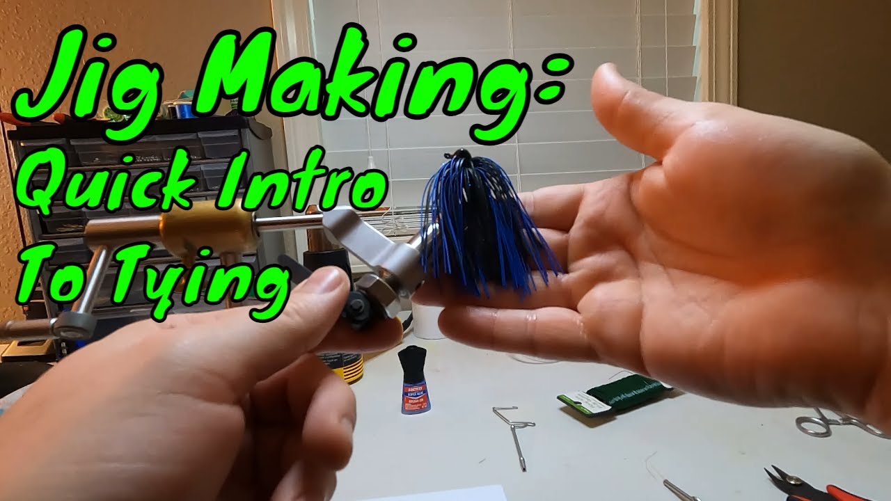 Jig Making: Quick Introduction To Jig Tying - Silicone Skirts - Living Rubber