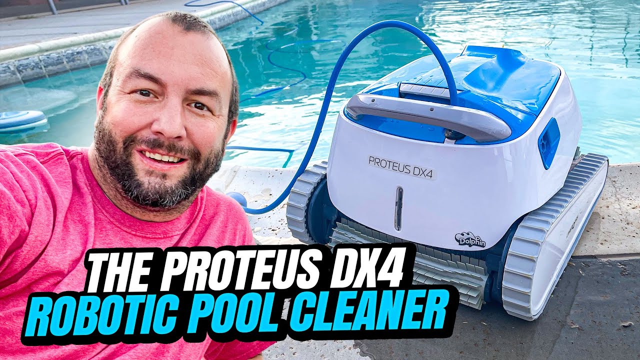 Полный обзор робота-пылесоса для бассейнов Dolphin Proteus DX4 с распаковкой и установкой