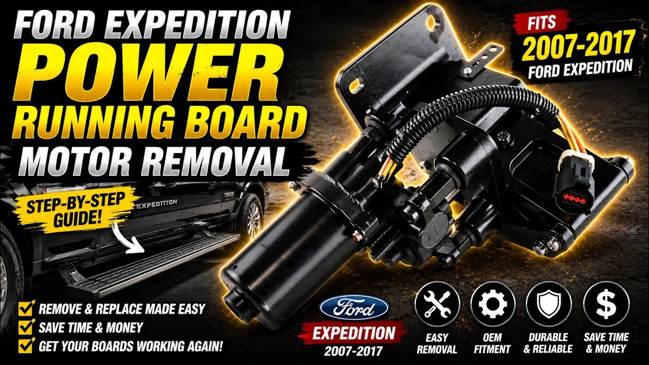 Ford expedition power running board motor removal.