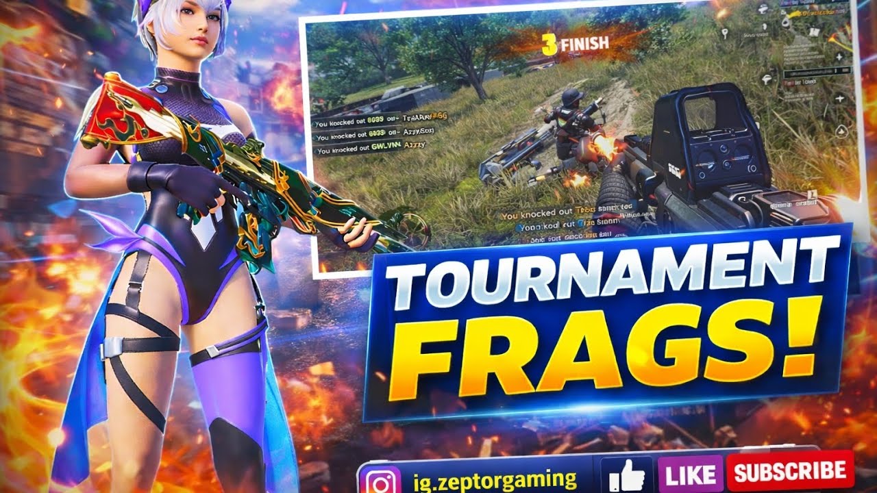 🔥 INSANE TOURNAMENT FRAGS | BGMI COMPETITIVE HIGHLIGHTS 🔥 || Zeptor Gaming