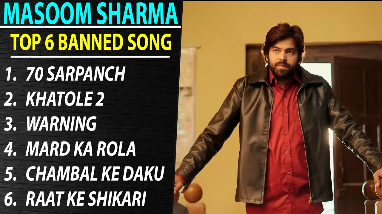 Masoom Sharma Badmashi Jukebox 2026 | Top Haryanvi Badmashi Songs | Desi HRverse | Virel Song