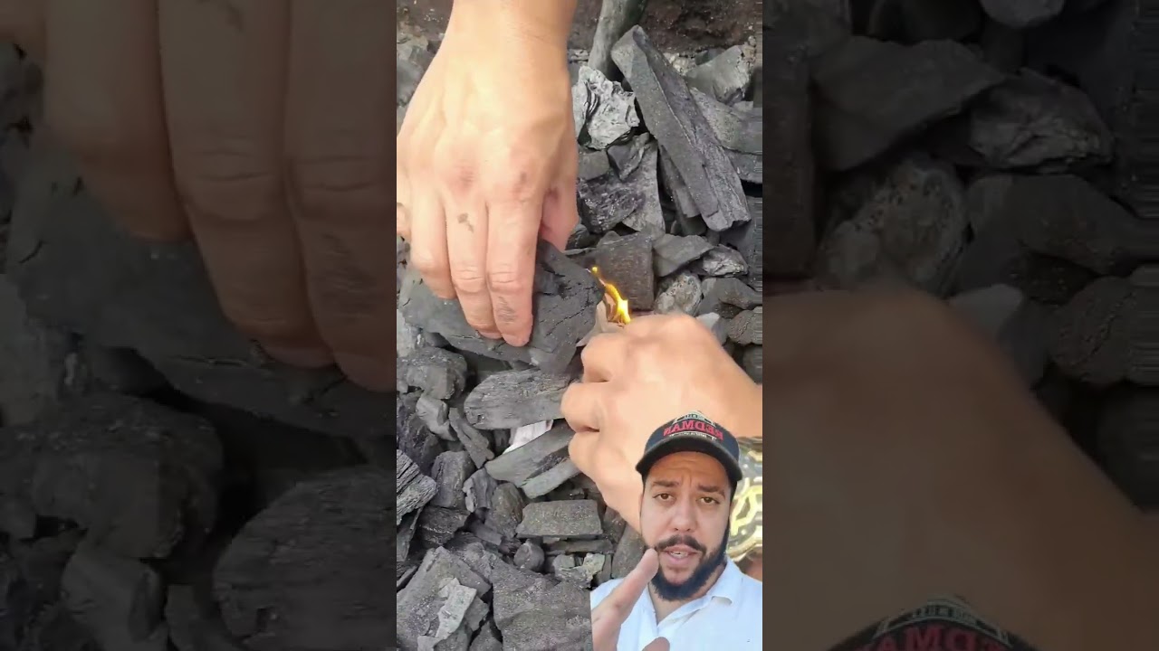 como acender a churrasqueira #churrasco #barbecue #bbqemcasa