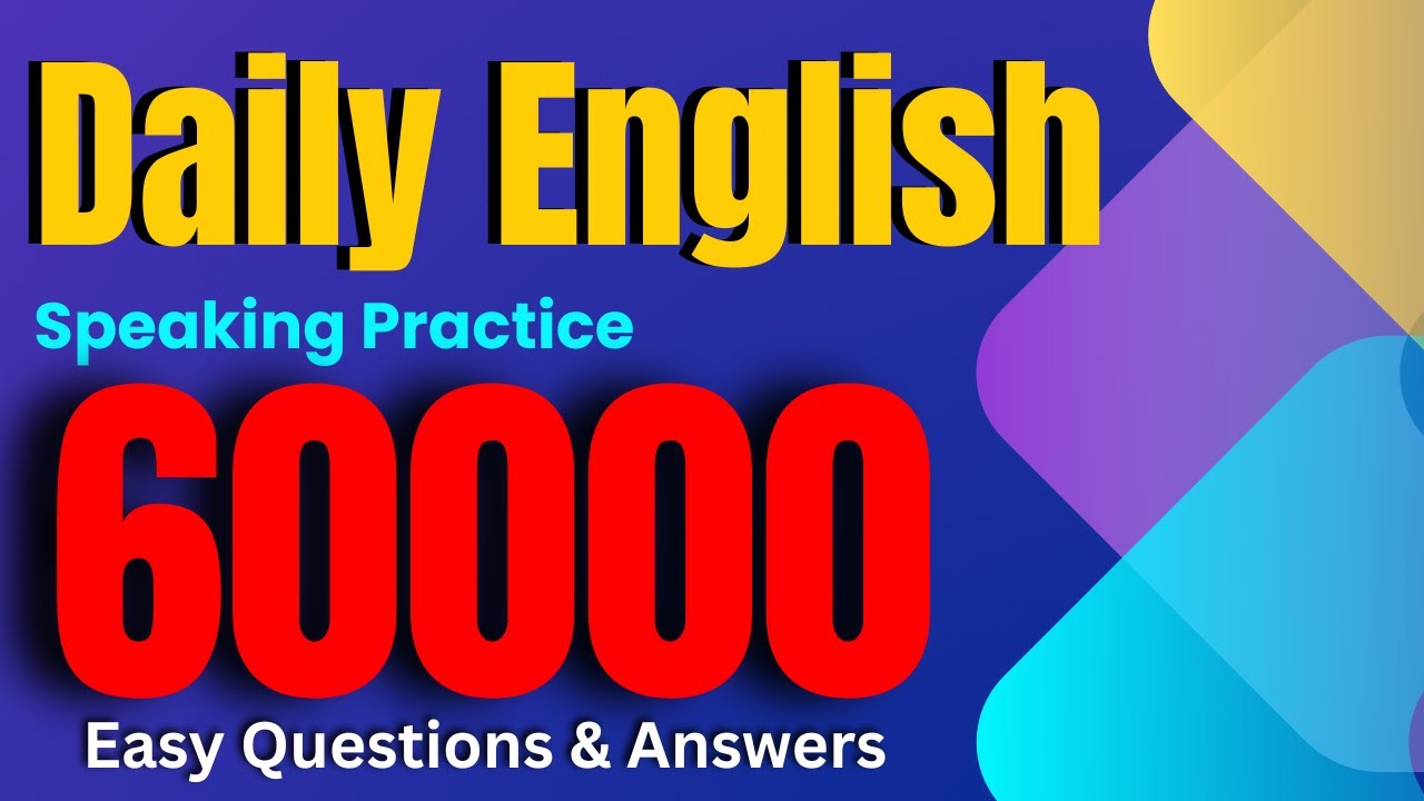 Beginner English Listening Course | 60000 Slow Practice Sentences