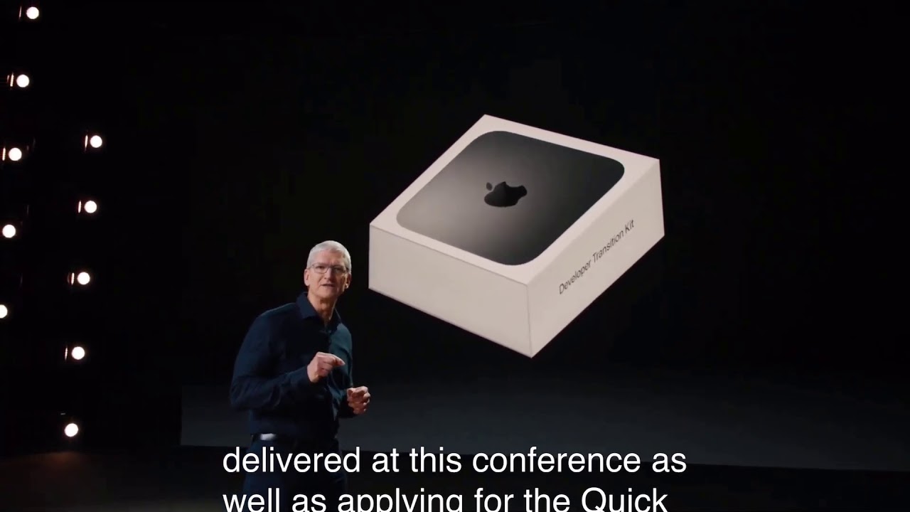 Apple ARM Mac (Apple Silicon) end 2020 release announcement