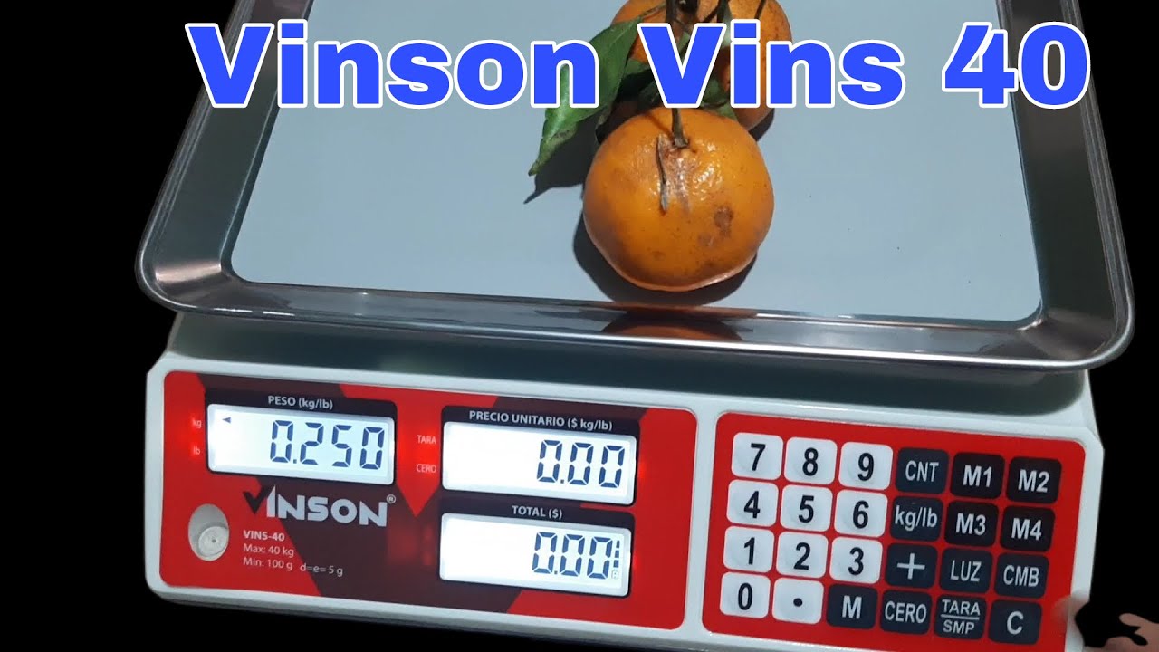 Bascula Vinson Vins 40 By Rhino | Nuevo modelo | Unbonxing y revisado