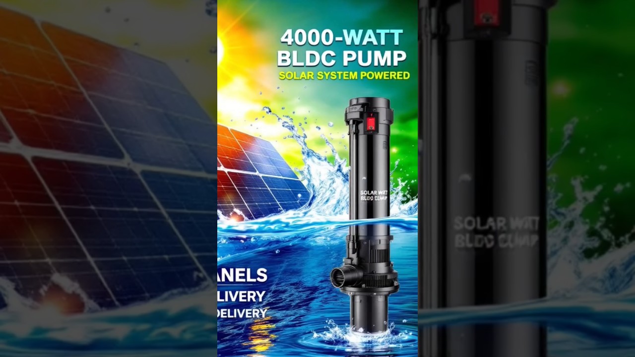 4000watt Bldc submersible pump AC and dc//3inch delivery 