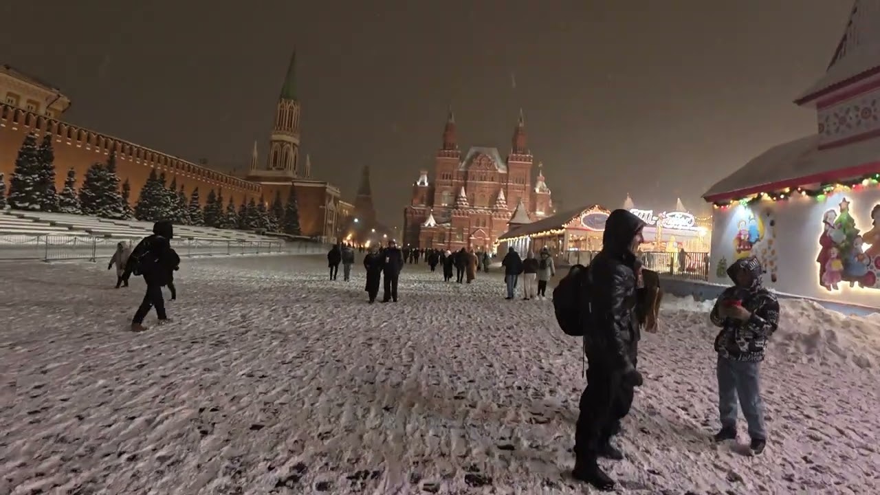 Новый год в Москве. Красная площадь, Новогодняя ярмарка 2026