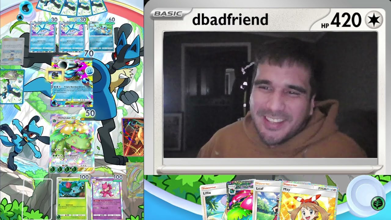 FAKE Mega Venusaur HYPNOTIZES Mega Blastoise to CONCEDE! | Pokemon TCG Pocket
