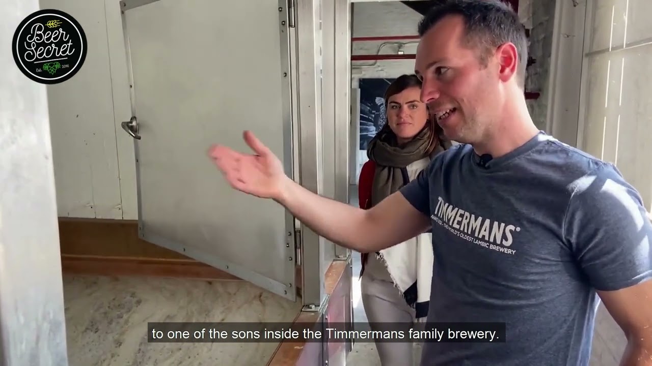 Explore the cool ship and foeders of Timmermans, the world's oldest Lambic brewery
