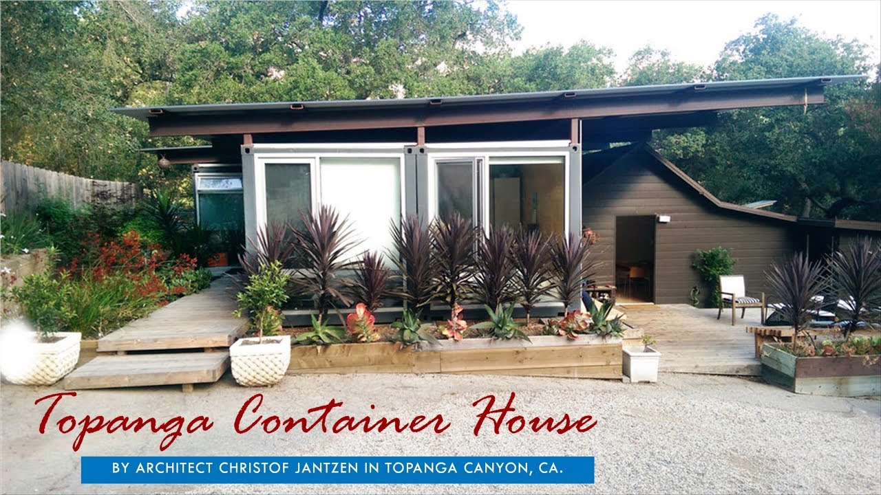 Topanga Container House by Architect Christof Jantzen, CA.