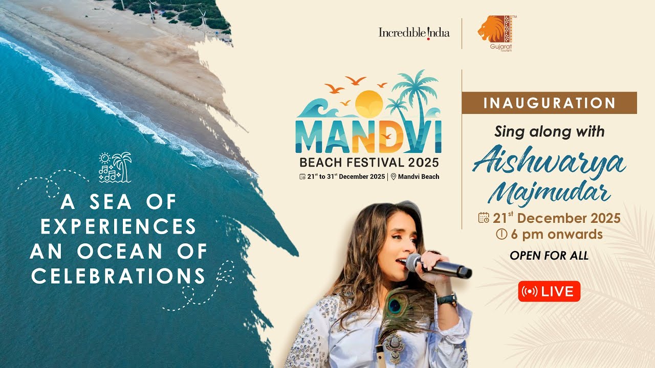 Mandvi Beach Festival 2025 | Grand Inauguration & Live Musical Performance
