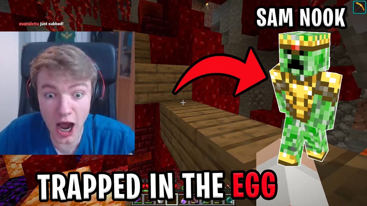 TommyInnit realizes Sam Nook is TRAPPED in the EGG (Dream SMP)