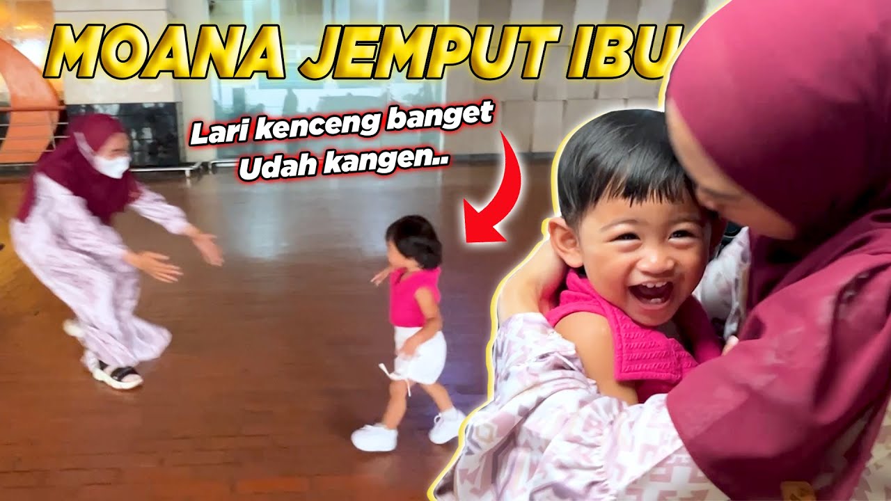 MEWEK, DIJEMPUT MOANA DI BANDARA!! Langsung Berangkat Lagi ke Thailand😍