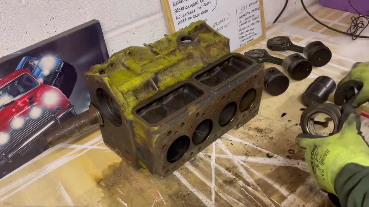 Classic mini Engine Strip Down Project Bumble 998cc Turbo